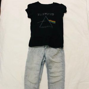 Cool Pink Floyd Outfit for Little Girls